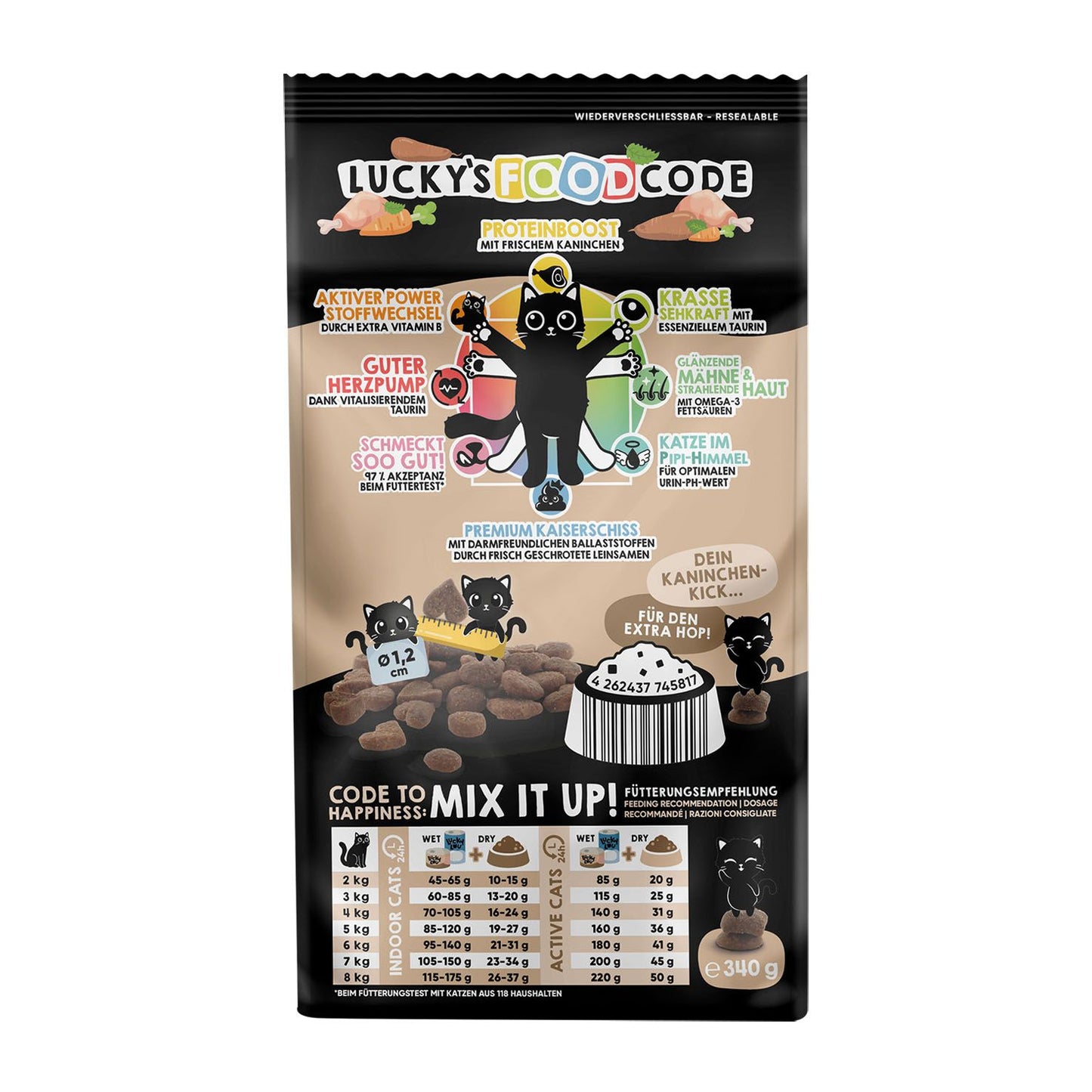 Lucky Lou Mono Kaninchen