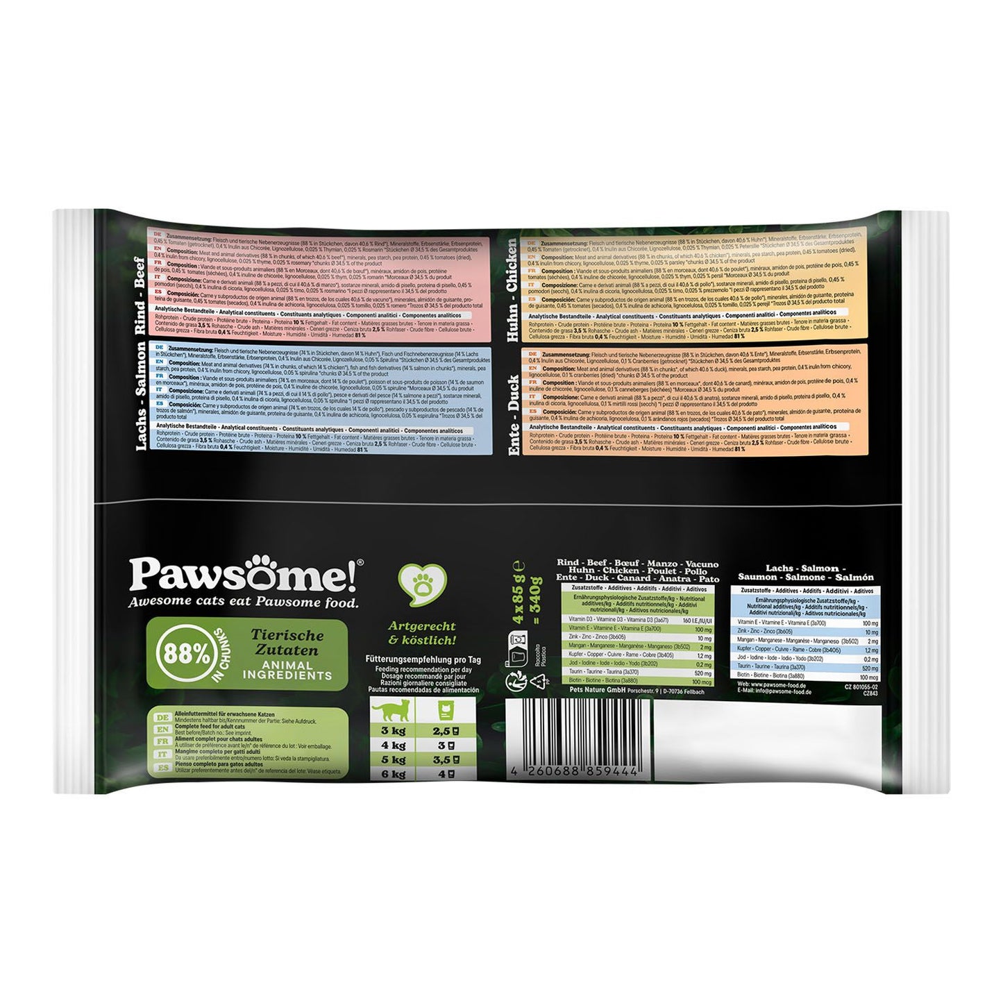 Pawsome Alleinfuttermittel Mixpack
