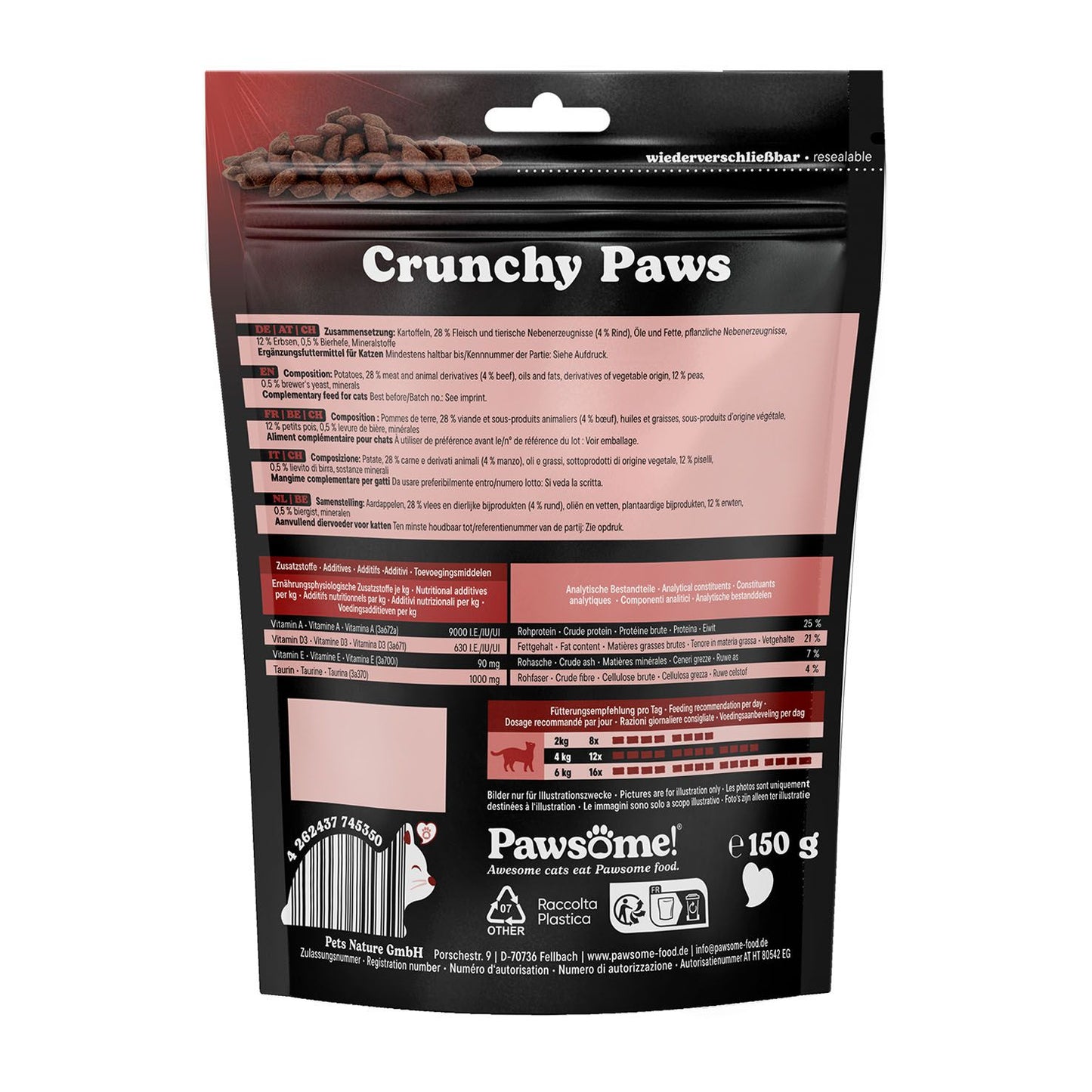 Pawsome Crunchy Paws Rind