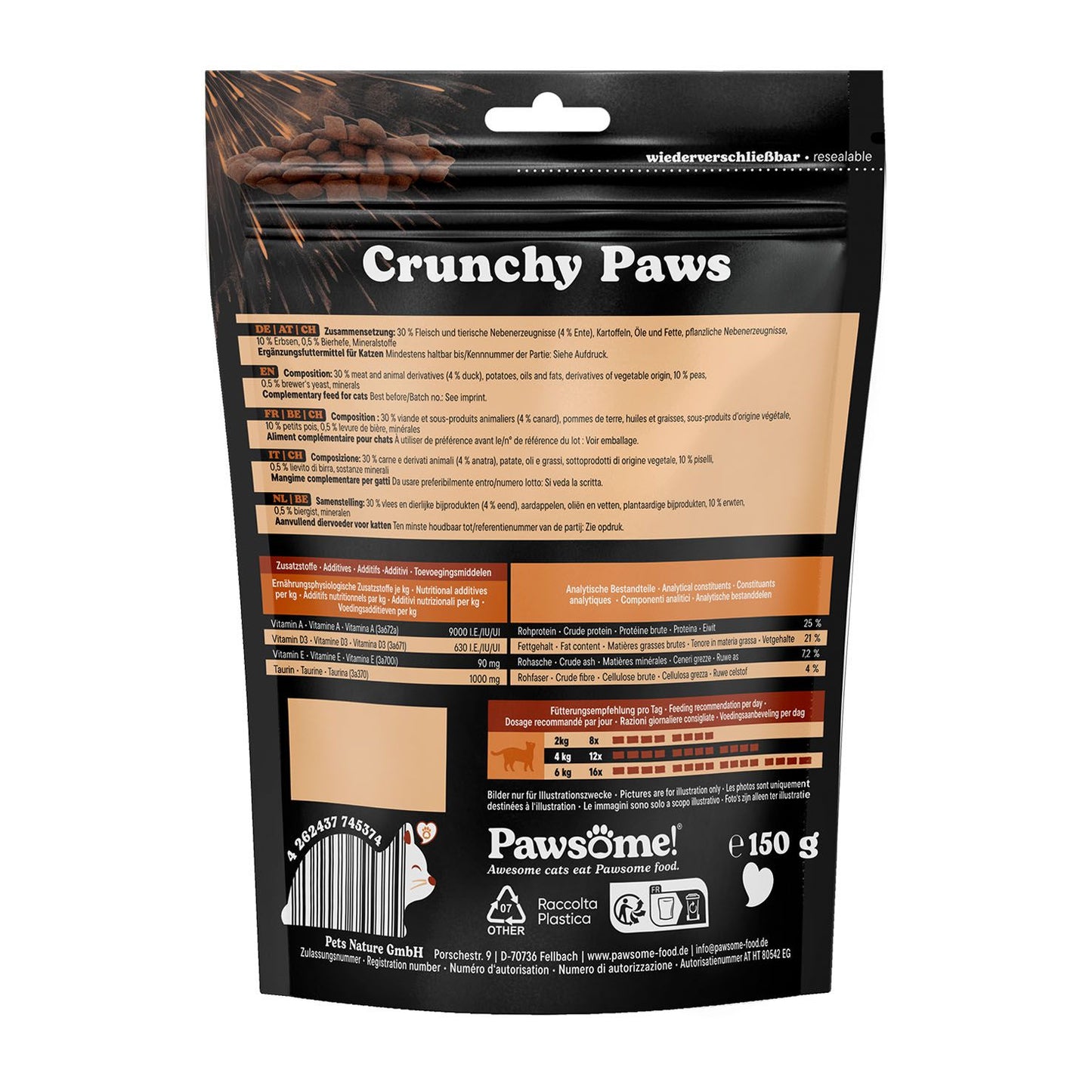 Pawsome Crunchy Paws Ente